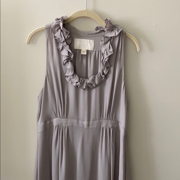 J Crew collection pewter silk party dress - Picture 2 of 3